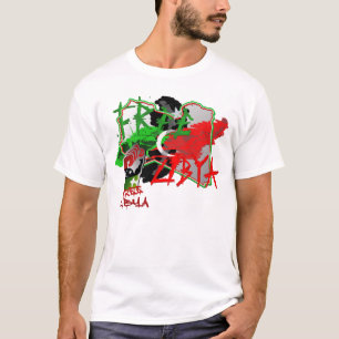 Camiseta Mapa libre del arte de Libia de Libia