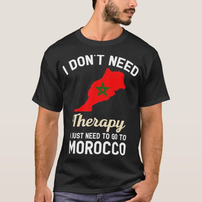 Camiseta Mapa marroquí de la bandera de Marruecos Regalos d (Anverso)