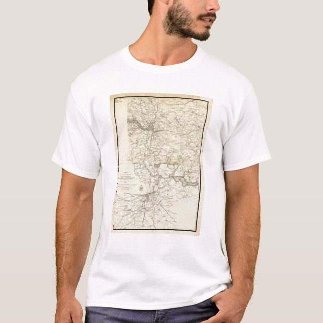 Camiseta Mapa militar de los Estados Unidos (Anverso)