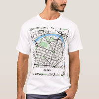 Camiseta mapa minimalista Bilbao - Color Natural