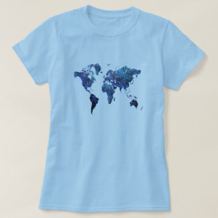 Camiseta Mapa mundial