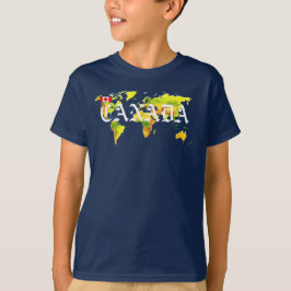 CAMISETA MAPA MUNDIAL DE CANADÁ