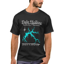 Mapa Náutico del Lago Dale Hollow Kentucky Tenness
