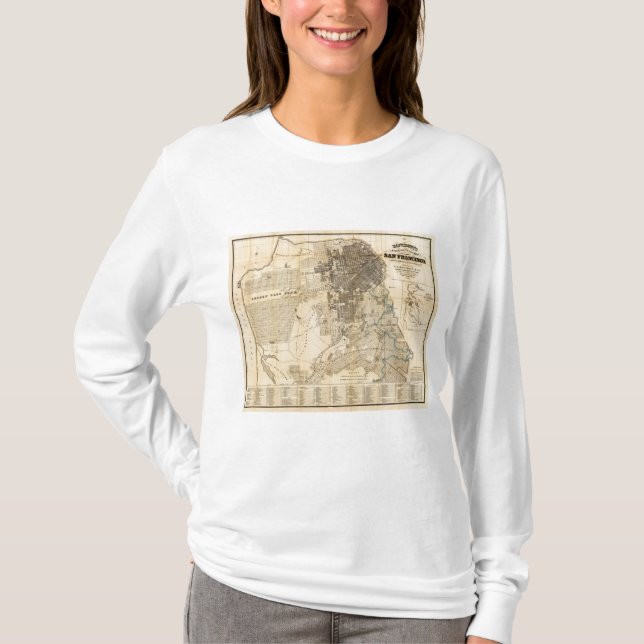 Camiseta Mapa oficial de la guía de Bancroft de San (Anverso)