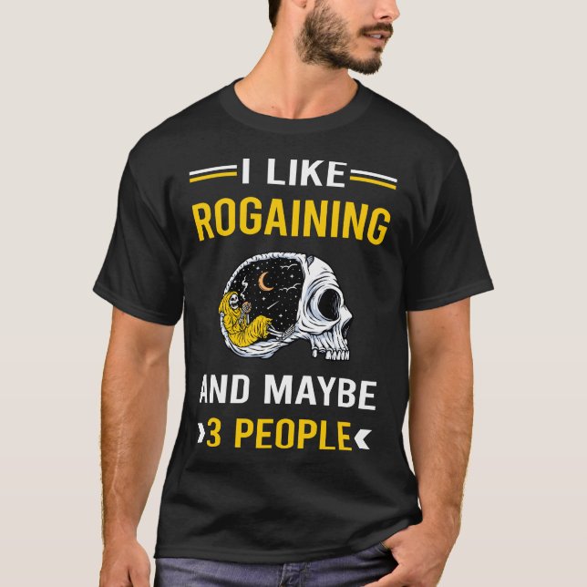 Camiseta Mapa orientador de Rogaine Trekking (Anverso)