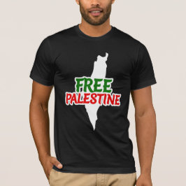 Camiseta Mapa Palestina Libre, Solidaridad, Palestina