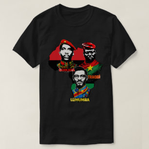 Camiseta Mapa Panafricano – Sankara, Traoré y Lumumba