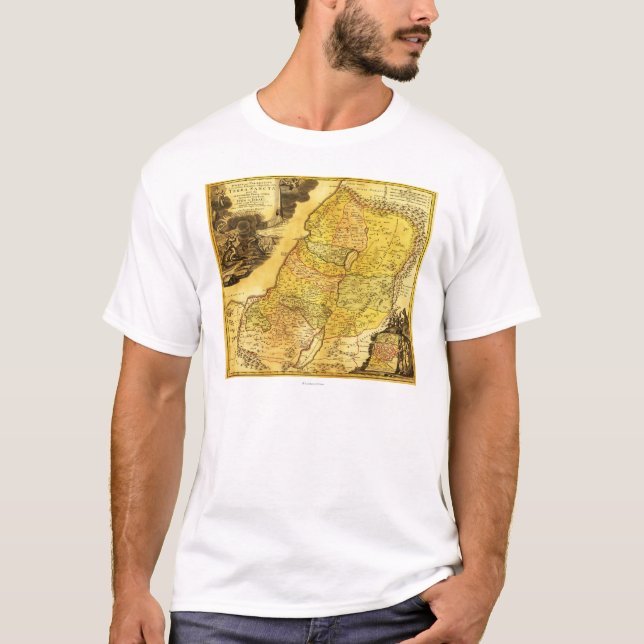 Camiseta Mapa Panorámico de Palestina 2 (Anverso)
