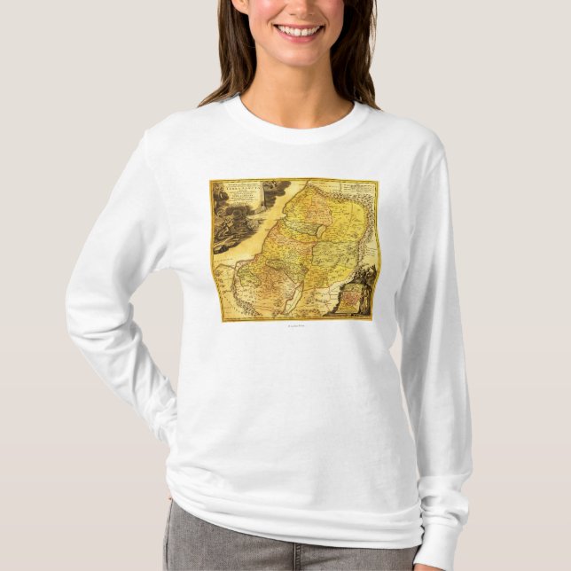 Camiseta Mapa Panorámico de Palestina 2 (Anverso)