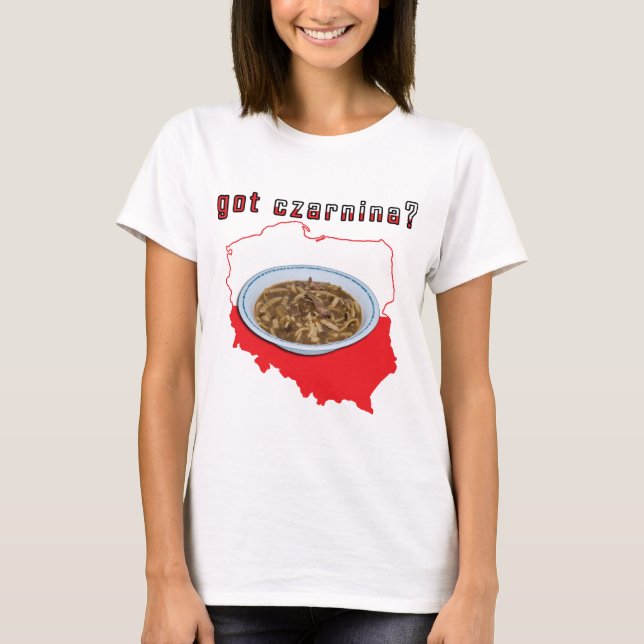 Camiseta Mapa polaco de Czarnina (Anverso)