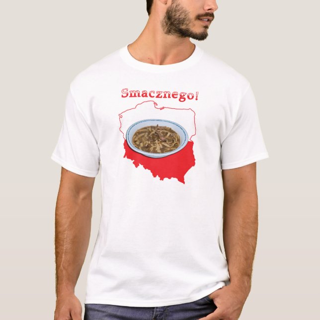 Camiseta Mapa polaco de Czarnina Smacznego (Anverso)