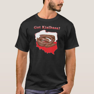 Camiseta Mapa polaco de Kielbasa