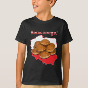 Camiseta Mapa polaco de Paczki Smacznego