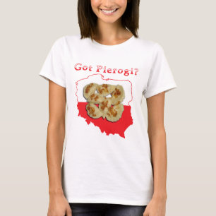 Camiseta Mapa polaco de Pierogi