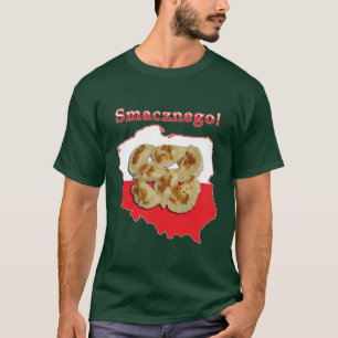 Camiseta Mapa polaco Pierogi Smacznego