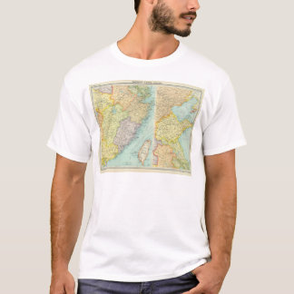 Camiseta Mapa político del este de China