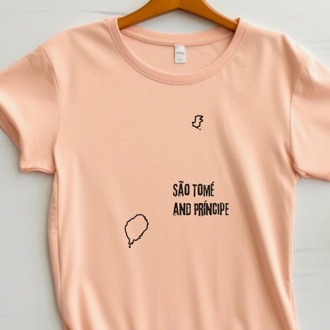 Camiseta Mapa por países de Santo Tomé y Príncipe (Subido por el creador)