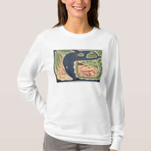 Camiseta Mapa portugués de la exploración de Mombassa