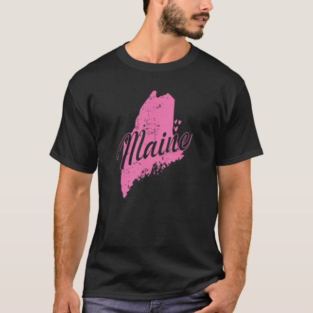 Camiseta Mapa principal Esbozo de EE. UU. (Anverso)