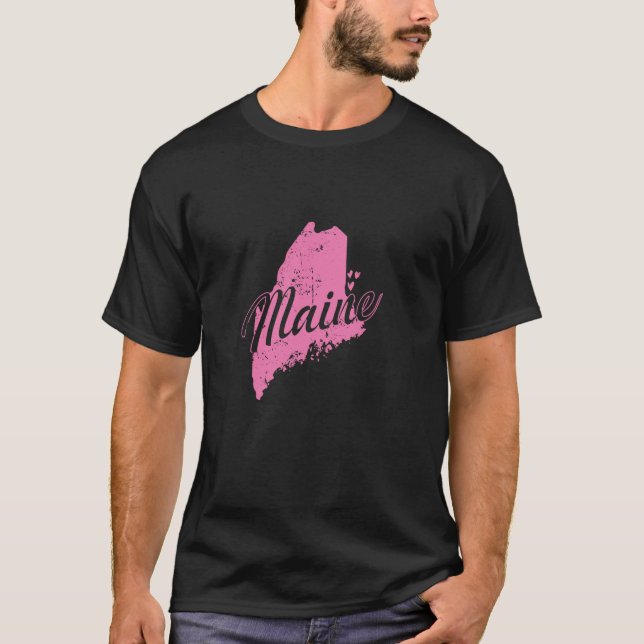 Camiseta Mapa principal Esbozo de EE. UU. (Anverso)