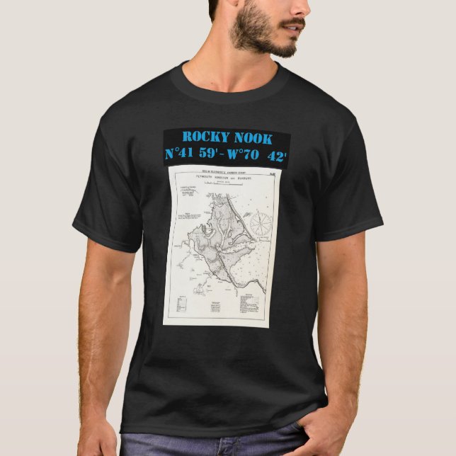 Camiseta Mapa rocoso del escondrijo de las mamáes de (Anverso)