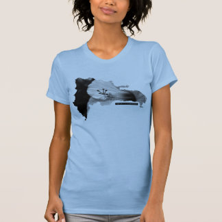 Camiseta Mapa tropical de flores de República Dominicana Hi