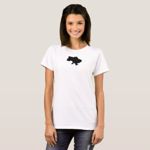Camiseta Mapa ucraniano negro