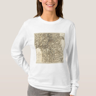 Camiseta Mapa V que ilustra las operaciones militares