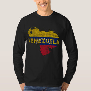 Camiseta Mapa venezolano y recuerdo de bandera - Vene angus