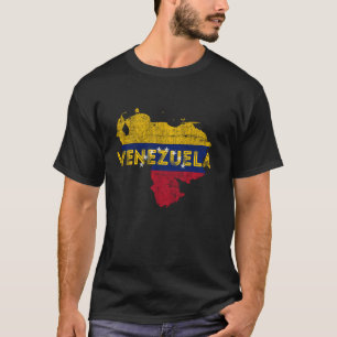 Camiseta Mapa venezolano y recuerdo de bandera - Vene angus