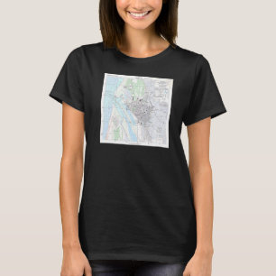 Camiseta Mapa vintage de Sakata Japón 1945