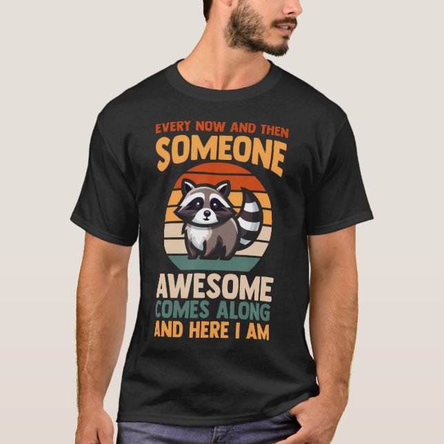 Camiseta Mapache Alguien (Anverso)