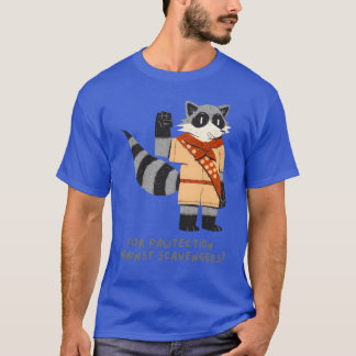Camiseta Mapache animal lindo divertido chiste amante de la