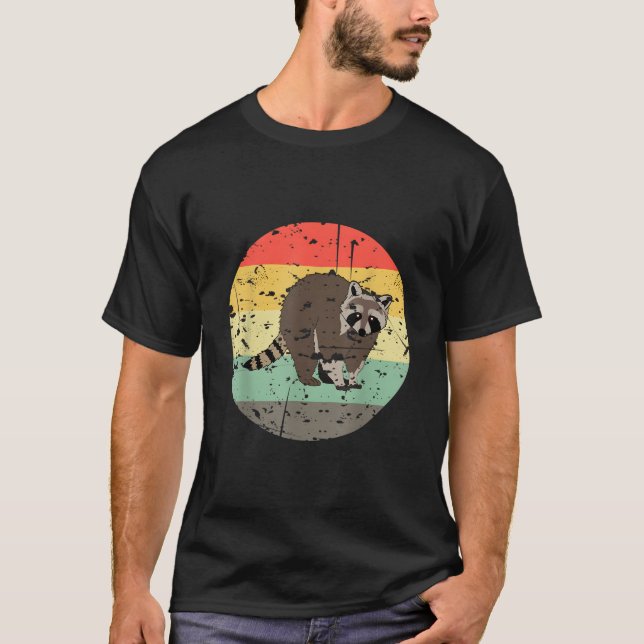 Camiseta Mapache Basurero Panda (Anverso)