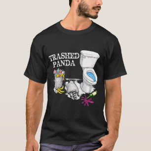 Camiseta Mapache Borracho Mapache Destrozado Animal de Fies