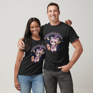 Camiseta Mapache bruja linda Nocturno por naturaleza