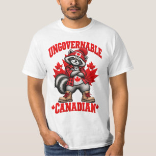 Camiseta Mapache Canadiense Ingobernable – Canadá 2026 fuer