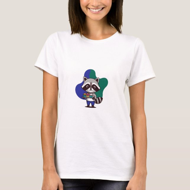 Camiseta Mapache de Dulces (Anverso)