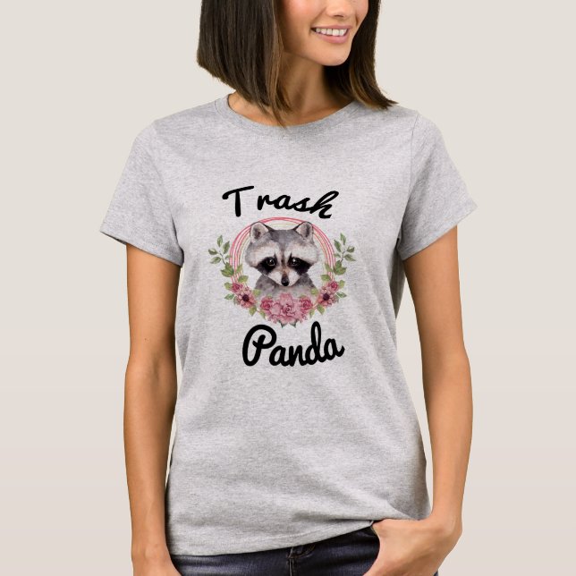 Camiseta Mapache de la panda de la basura (Anverso)
