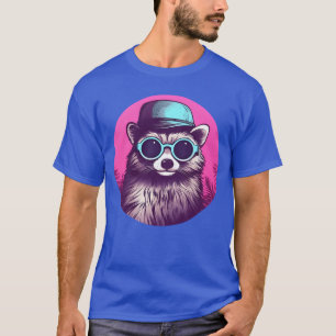 Camiseta Mapache de los 80s 90s estilo vintage retro