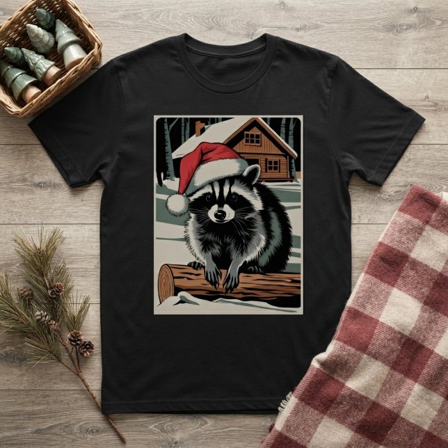 Camiseta Mapache de Navidad (Subido por el creador)