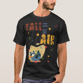 Camiseta Mapache de Otoño Está en El Aire