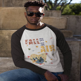 Camiseta Mapache de Otoño Está en el Aire
