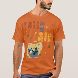 Camiseta Mapache de Otoño Está en El Aire