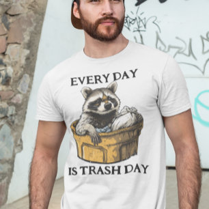 Camiseta Mapache de Todos los Días es Basura 