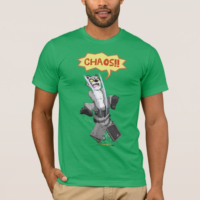 Camiseta Mapache del Caos (Anverso)