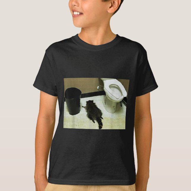 Camiseta Mapache divertido borracho destrozado (Anverso)