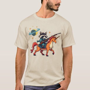 Camiseta Mapache en un Fénix-Unicornio: Francotirador de Le
