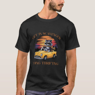 Camiseta Mapache entra en carroñero yendo de compras de gan