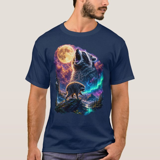 Camiseta Mapache Jimothy Viral Mapache Seattle (Anverso)